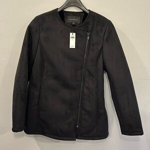 NWT Banana Republic women’s black shearling coat size S/P